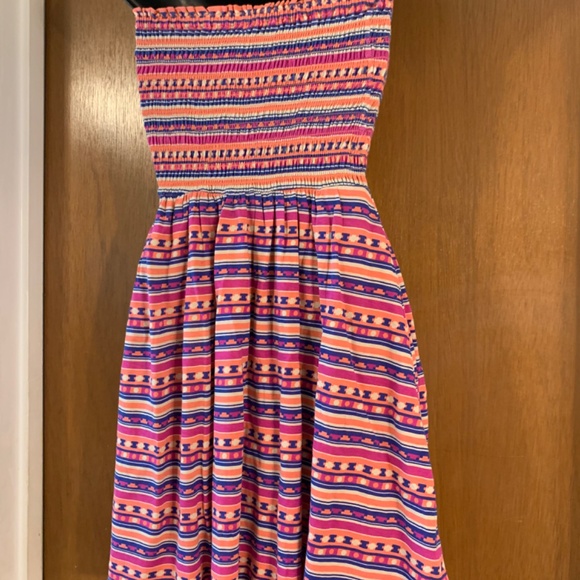 GUESS STRAPLESS SUN DRESS SIZE XS - Picture 5 of 7